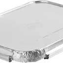 Lids for Oblong Pans - 5lb, Plastic - Case Pack of 240 - For Catering, Storage & Pan Covers
