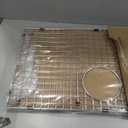 Serene Valley Sink Bottom Grid 25" X 14-7/16", Rear Drain with Corner Radius 3/8", Sink Protector NDG2515R