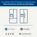 GE XWFE Refrigerator Water Filter, Genuine Replacement Filter, Certified to Reduce Lead, Sulfur, and 50+ Other Impurities, Replace Every 6 Months for Best Results, Pack of 1