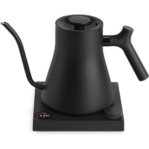 Fellow Stagg EKG Pro Electric Gooseneck Kettle - Pour-Over Coffee and Tea, Quick Heating, Precise Temperature Control, Scheduling, Built-in Brew Timer, Matte Black, 0.9 Liter