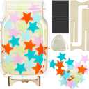 Magnetic Reward Jar, Magnetic Star Jar Reward System for Classroom Home, Magnetic Reward Jar for Classroom Board Suitable Student School Behavior Management Classroom Tools