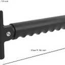 Doorway Flip Up Grab Bar - 9" Auxiliary Support Grip Handle, 300 LBS Weight Capacity Stair Assist Handrail, Anti-Slip Design for Elderly Handicap, Easy Installation Home Safety Aid