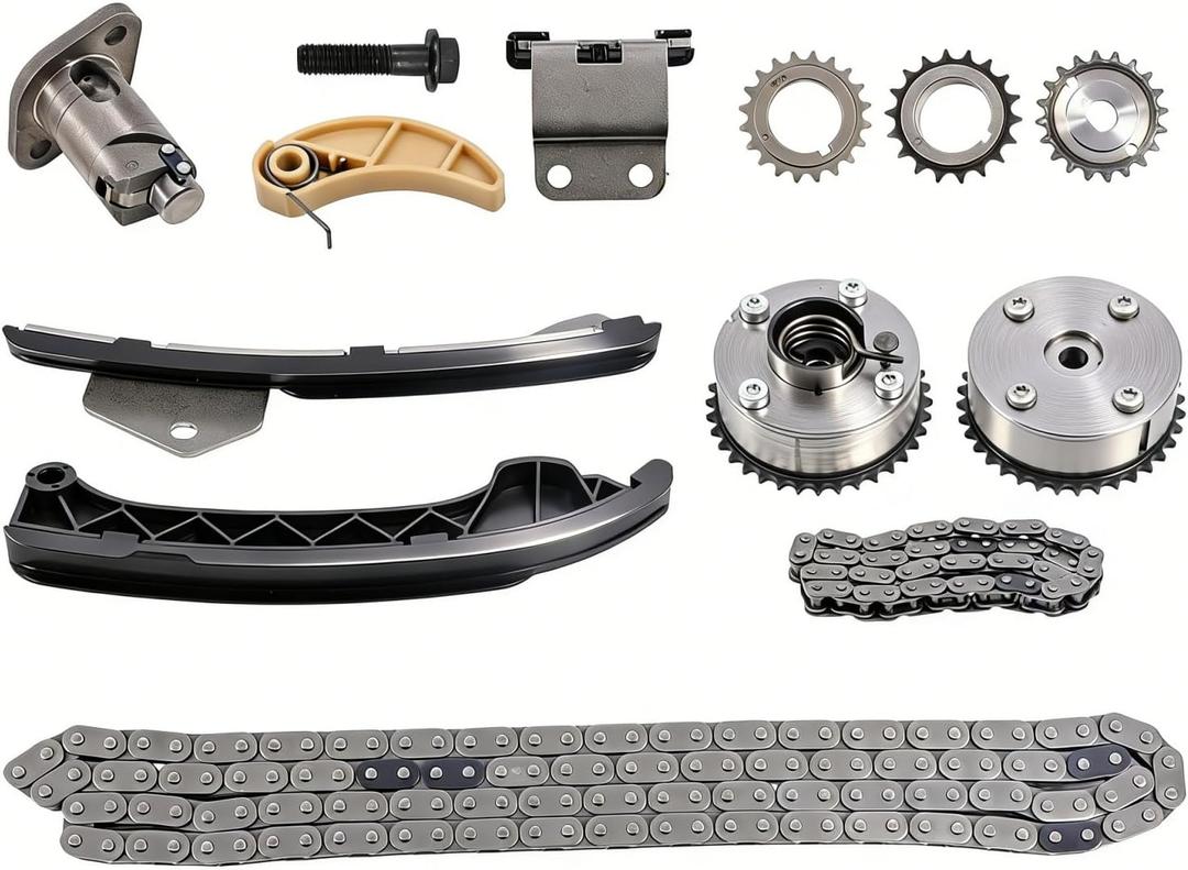 130700T011 130700T010 Engine Timing Chain Kit Sprocket Compatible with Corolla Matrix Prius Vibe xD L4 1.8L 2008-2015 2ZR-FE 2ZR-FXE Replace 1307037010 916-944 13540-37010