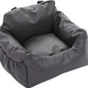 PEQULTI Portable Dog Car Seat Booster Seat for Small Medium Dogs, Large