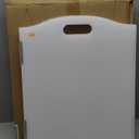 Clear Acrylic Dog Gate for Indoor Use  3 Panel Pet Gate for Doorways, No Drilling, Foldable Dog Barrier,Foldable Doggy Cat Fence with Support Feet for Home, Stairs, and Puppy Playpen