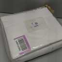 Mueller Ultratemp King Size Sheets Set, Super Soft 1800, 6 Piece, Deep Pocket up to 16" Bed Sheets, Transfers Heat, Breathes Better, Hypoallergenic, Wrinkle, White