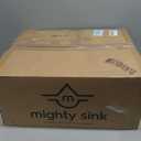 Mighty Sink Portable Sink: Patented Wash Station with Electronic Faucet | 2 Gallons | Easy Setup | Indoor & Outdoor Use | Ideal for Dishwashing, Camping Hygiene, Gardening, Pottery & More