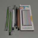 Stylus (7 Pcs), 2-in-1 Stylus Pen for Touch Screen, High Precision and Sensitivity, Suitable for iPad/iPhone/Samsung/Android Smartphone and Tablets, Compatible with All Touch Screen (Multicolor)