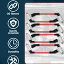 8PCS Spark Plug Wires Set Compatible with GMC Hummer Chevrolet Cadillac,Spark Plugs and Wires Replacement OEM#M8-48322,48322R