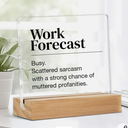 Bonus Daughter Gift for Bonus Gift from Stepmom Stepdad to My Beautiful Daughter Clear Desk Sign Decor Home Bedroom Decor 4 x 4