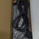 Power Strip, Nuetsa Surge Protector with 12 Outlets and 4 USB Ports, 6 Feet Flat Plug Extension Cord (1875W/ 15A) for for Home, Office, Dorm Essentials, 2700 Joules, ETL Listed (Black)