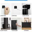 Veraste Retractable Baby Gate for Doorways and Stairs, Mesh Safety Gate for Pet, Indoor & Outdoor Use, One-Hand Operation, Easy Installation, 33.6" Tall, Expands to 55" WideBlack,33.6"x55"