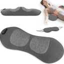 3 in 1 Lower Back Massager - Electric Lumbar with Heat, Vibration, Traction,Adjustable Height for Bed and Chair,Smooth Spine Lumbar Support Pillow for Lower Back Pain Relief,Deep Tissue Relaxation