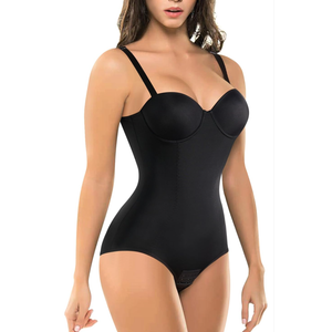 BRABIC Bodysuit Shapewear for Women Tummy Control Dress Backless Bodysuit Tops Body Shaper with Built-in Bra L