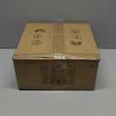 Farmhouse Flush Mount Ceiling Light, 12.2 Inch 3-Light Metal and Wood Close to Ceiling Light Fixture, White Hallway Light Fixtures Ceiling, Rustic Drum Ceiling Light for Kitchen, Entryway, Hallway