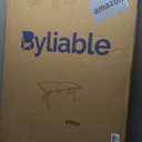 Byliable Folding Table 6ft Portable Heavy Duty Plastic Fold-in-Half Utility Foldable Table Plastic Dining Indoor Outdoor for Camping, Picnic and Party, White