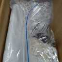 Tiny Land Play Tent with Padded Mat & LED Lights, Kids Tent, Playhouse for Kids, Indoor Bed Tent for Toddler, Toys for 3,4,5,6-Year-Old Girls, Neutral Color Play Room Furniture (Off-white)