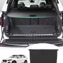 Powerty Cargo Cover for 2019-2025 2026 BMW X5 Trunk Cover Retractable Trunk Shielding Shade X5 Accessories Cargo Luggage Cover Black