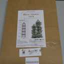 Tower Obelisk Garden Trellis for Climbing Plant，6.2FT/74.4" Rustproof Metal Potted Plant Climbing Support for Indoor Outdoor Flowers Vegetable Fruits Vines Support (2Pcs)