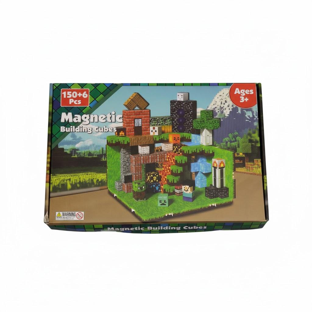 Magnetic Building Cubes 150 +6 PCs Ages 3+