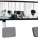 New! High Definition Wide Angle Rear View Mirror for PC Monitors or Anywhere: EX Large by ModTek (2 pack)