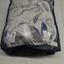 Joyreap 3 Pieces Microfiber Quilt Set, Botanical Blue Leaves on Light Gray Reversible Design, Bedspread Bed Cover for All Season, 1 Quilt and 2 Pillow Shams (Full/Queen, 90x90 inches)