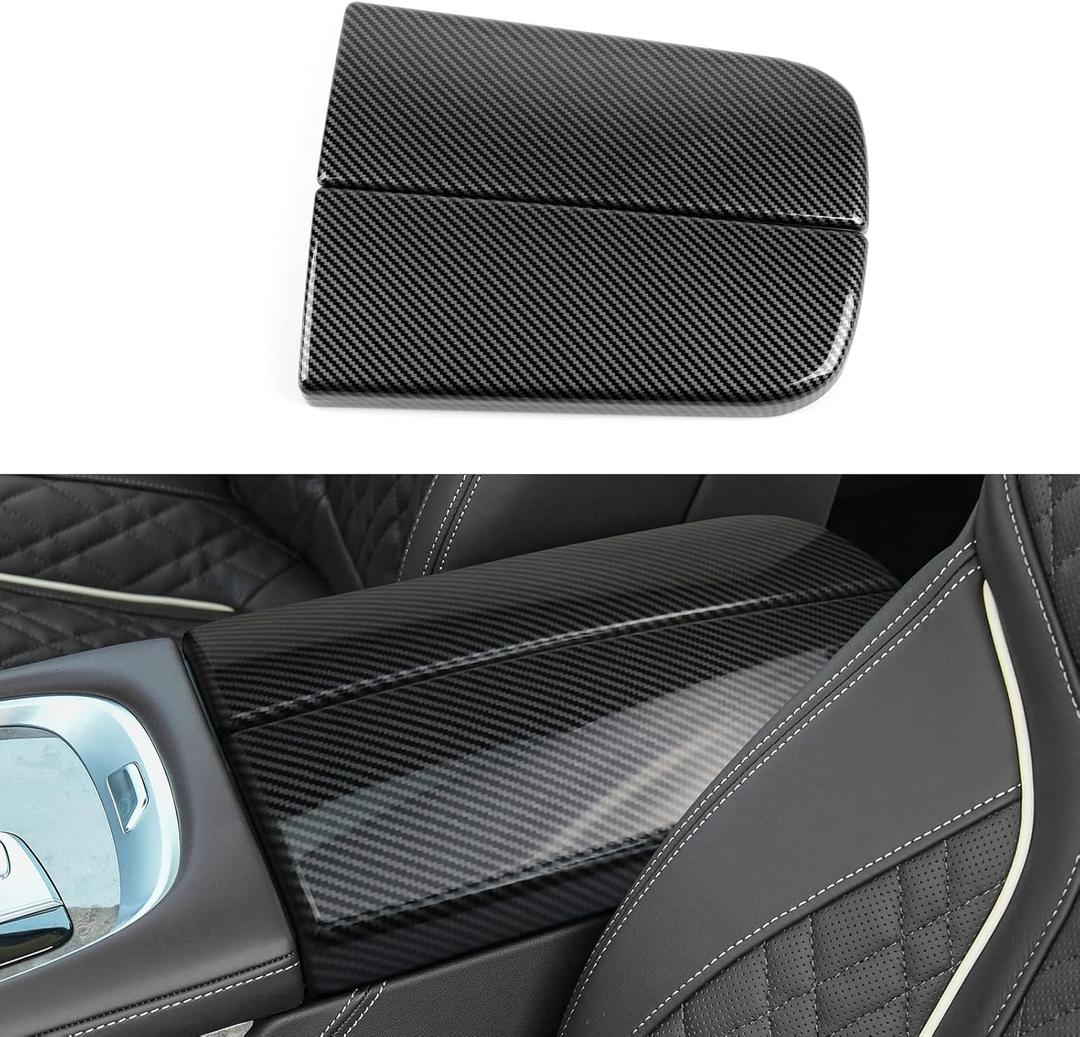 for BMW 7 Series G11 G12 2016-2022 Accessories Armrest Cover Lid ABS Carbon Fiber Color Sticker Decal Car Center Console Storage Box Cover Trim