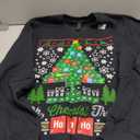 Oh Chemist Tree Merry Christmas Ugly Sweatshirt Sweatshirt
 Large, Black