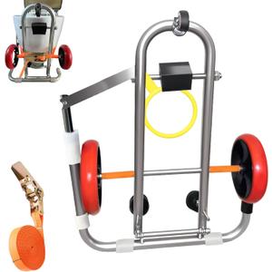 Toilet Installation Aid, closestool Installation Jack, Easy Moving and Repairing of Installation Aid, Portable Positioning Mobile Foldable Toilet Dolly Lift, Easy Alignment of Seals Lift Tool (Silver)