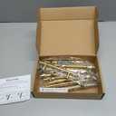 Ravinte Gold Cabinet Handles 10 Pack 3-3/4 Inch Cabinet Pulls Brushed Brass Kitchen Cabinet Handles Modern Drawer Pulls Gold Hardware for Kitchen Cabinet