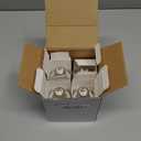 Lustaled E26 CFL Light Bulbs, T2 Spiral 13W(60W Equivalent) Compact Fluorescent Bulbs Soft White 2700K, Non Dimmable Energy Saving Light Bulbs for Ceiling Fan, Bathroom, Office, Desk/Floor Lamp-4PCS