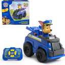Paw Patrol Chase RC Action Cruiser, Remote Control Car with LED Lights & Easy-Steer Controller, Pretend Play Kids Toys for Boys & Girls Ages 3 and Up