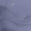 Sunzel Crossover Biker Shorts for Women, No Front Seam V High Waist Yoga Workout Gym Shorts with Tummy Control (Small, Periwinkle)