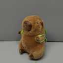 capybara plush with turtle backpack