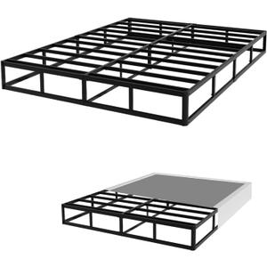 UFI Basic Model Intelligent Mattress Box Spring, Full-Size with 5-Inch Height, Noiseless Steel Frame, Anti-Slip Design, Easy to Assemble (Full, 5)