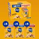 Pedigree Chopped Ground Dinner Wet Dog Food Pouches Variety Pack, 3.5 oz Pouches, 30 Count (18 Count (Pack of 1))