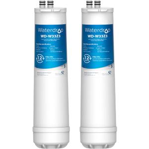 Waterdrop RC 3 EZ-Change Advanced Water Filter Replacement, Replacement for Culligan RC-EZ-3, IC-EZ-3, US-EZ-3, RC-EZ-1, Brita USF-201, USF-202, DuPont, 2K Gallons (Pack of 2)
