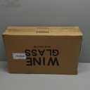 Wine Glasses Set of 6, 12oz Clear Red/White Wine Glasses, Long Stem Glasses for Party, Wedding and Home