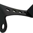 No-Brow Headlight Mount Bracket, Bottom Bolt-On, 3.5" Riser Spacing - Black