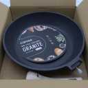 CAROTE Non Stick Frying Pans,Nonstick Granite Fry Pan Egg Pan Omelet Pans, Stone Cookware Chef's Pan, PFOA Free,(Black Granite, 12-Inch)