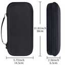 Nayubo Carrying Case for Nintendo Switch 2 2025, Hard Shell Protective Cover Portable Travel Pouch with 12 Game Cartridges Compatible with Switch 2 Console and Accessories (Black)