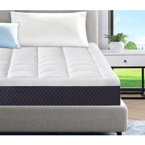 ELEMUSE Cooling Gel Memory Foam Plus Pillowtop Mattress, CertiPUR-US® Certified Breathable Bed in a Box for Pressure Relief, Fiberglass-Free
