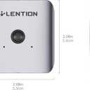 LENTION HDMI Switch 4K@60Hz,Hdmi Splitter,Bi-Directional HDMI Switcher,3-HDMI Switch Adapter with LED Indicator,2 Input 1 Output HDMI AB Switch,Compatible Xbox PS5/4/3 TV Box Fire Stick Roku(S32)