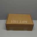 APT 1101 27 oz Glass Storage Jars with Bamboo Lid, set of 6, glass canisters with airtight lids, Clear jars with lids for Cookie, Candy, Tea, Coffee Bean and Rice, Black