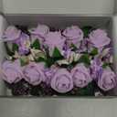 Ling's Moment Boutonniere for Men, 10pcs Groomsmen Guest Boutonniere, Artificial Flowers for Wedding Dcor/Prom/Homecoming,etc.Purple Lilac