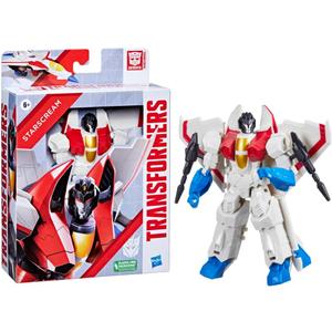 Transformers Generations Toys Authentics Starscream Action Figure (7), Red