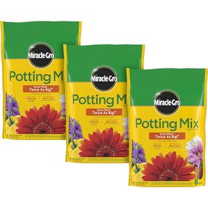 This potting soil is truly all-purpose—use in pots, window boxes, containers, or hanging baskets to plant beautiful arrays of flowers, herbs, fruits, vegetables, and anything in between. Enriched with fertilizer to feed plants for up to six months, t