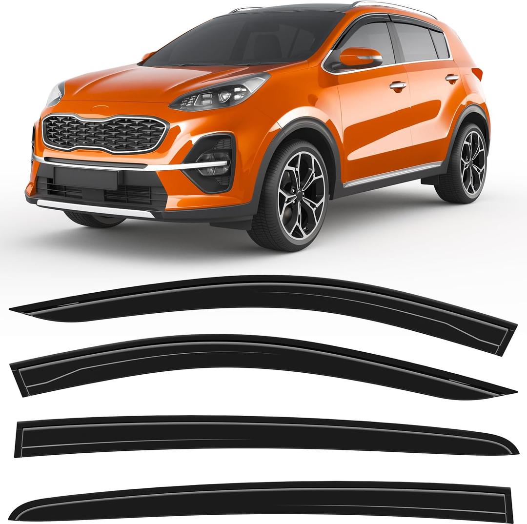Out-Channel Window Visors Rain Guards for Kia Sportage 2017-2022