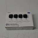 AOQEE 2K Cameras for Home Security-Outdoor/ Indoor Camera for Dog/ Cat/ Pet/ Nanny/ Baby, Color Night Vision, White Light, Siren, 24/ 7 SD Recordings, Works with Alexa/ Google Home, C1 (C1-White-4pack-2.4G)