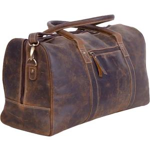 KomalC Leather Travel Duffel Bags for Men and Women Full Grain Leather Overnight Weekend Leather Bags Sports Gym Duffle KomalC Leather Travel Duffel Bags for Men and Women Full Grain Leather Overnight Weekend Leather Bags Sports Gym Duffle